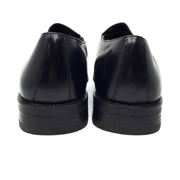 Preowned J Murphy Black Leather Men's Loafer - Picture 3 of 5